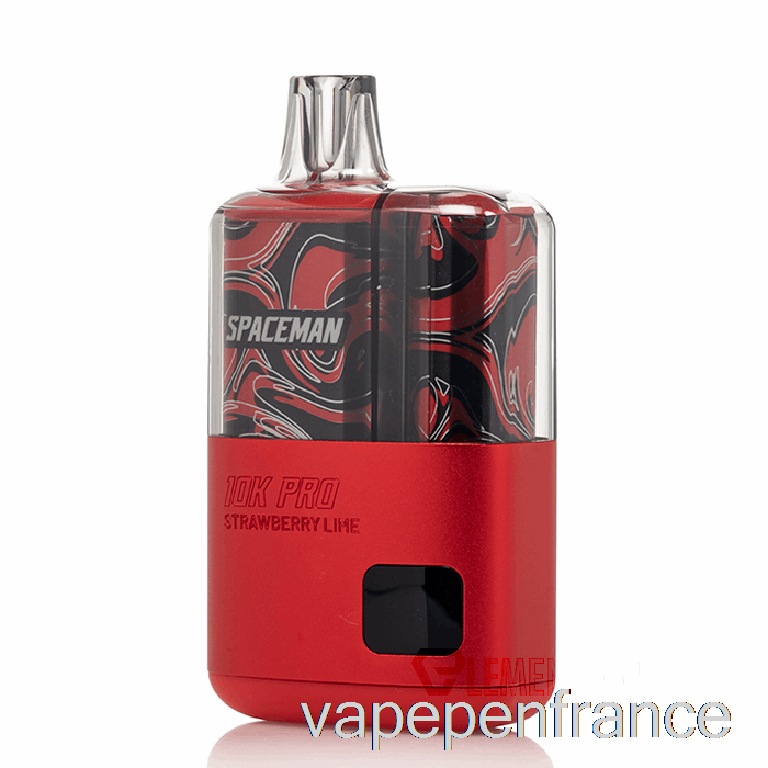 Stylo Vape Jetable à La Fraise Et Au Citron Vert Spaceman 10k Pro